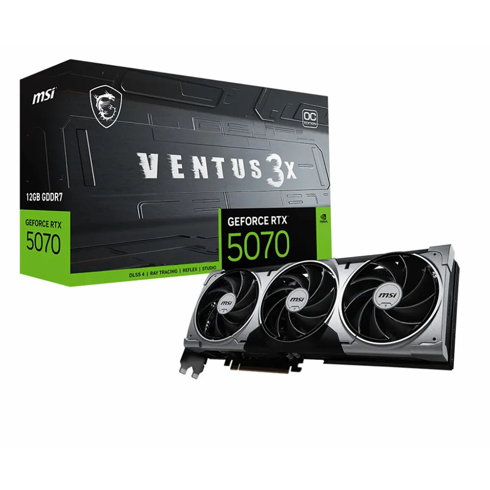 عکس کارت گرافیک MSI RTX 5070 12G Ventus 3X OC